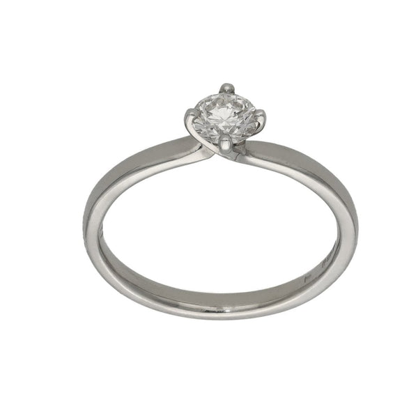 Ladies 18ct White Gold Diamond Engagement Ring - 0.41ct
