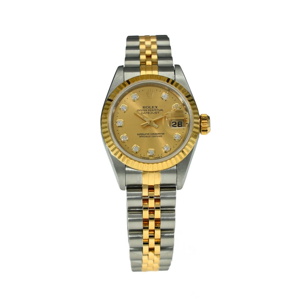 Datejust 69173 - Ladies Watch - Champagne Diamond Dial - 1995