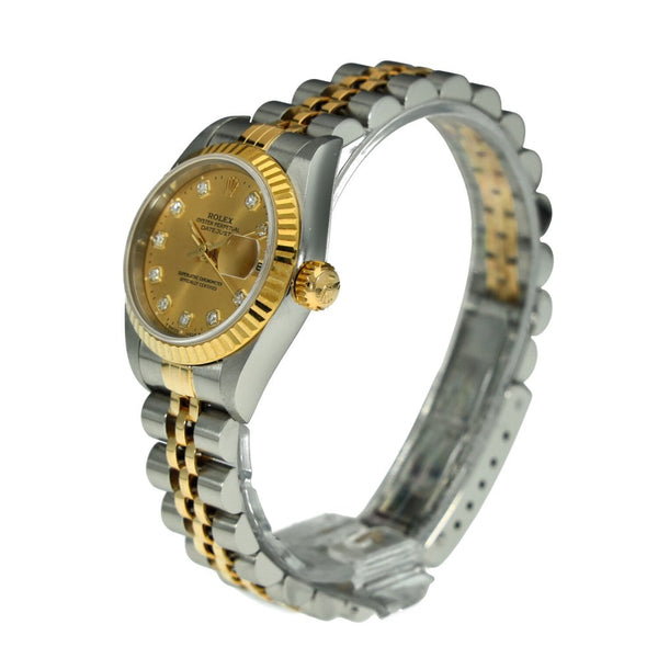 Datejust 69173 - Ladies Watch - Champagne Diamond Dial - 1995