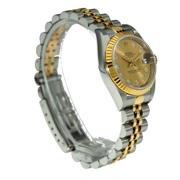 Datejust 69173 - Ladies Watch - Champagne Diamond Dial - 1995