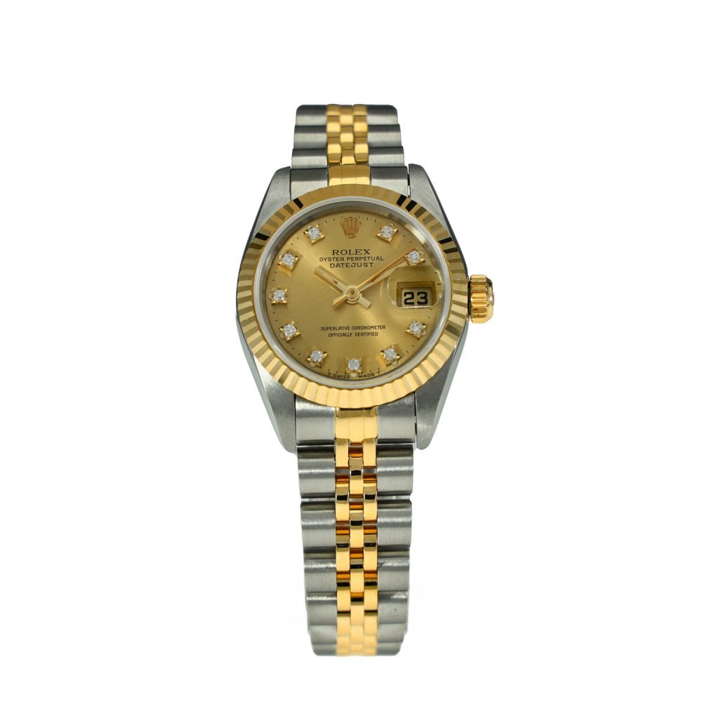 Datejust 69173 - Ladies Watch - Champagne Diamond Dial - 1994