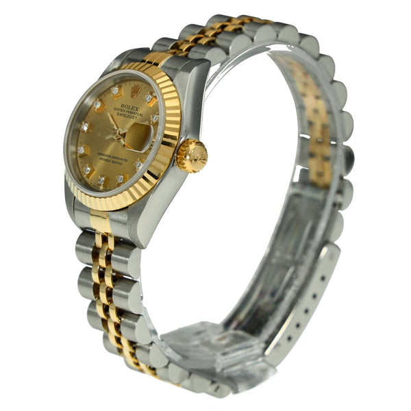 Datejust 69173 - Ladies Watch - Champagne Diamond Dial - 1994