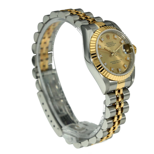 Datejust 69173 - Ladies Watch - Champagne Diamond Dial - 1994