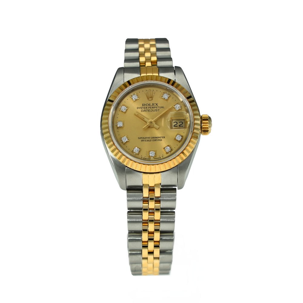 Datejust 69173 - Ladies Watch - Champagne Diamond Dial - 1991