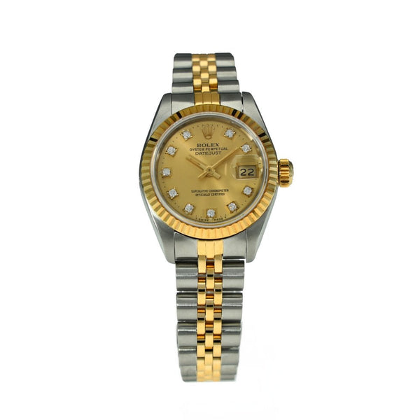 Datejust 69173 - Ladies Watch - Champagne Diamond Dial - 1991