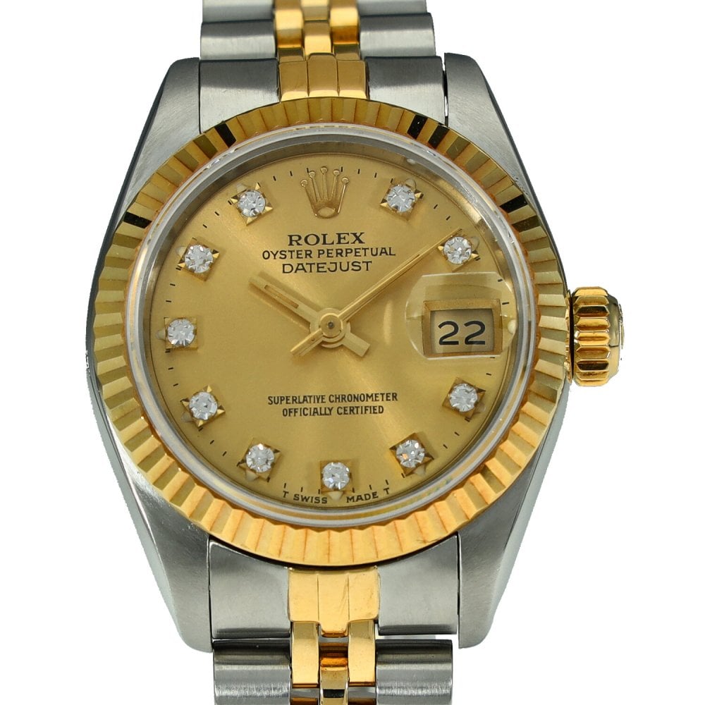 Datejust 69173 - Ladies Watch - Champagne Diamond Dial - 1991
