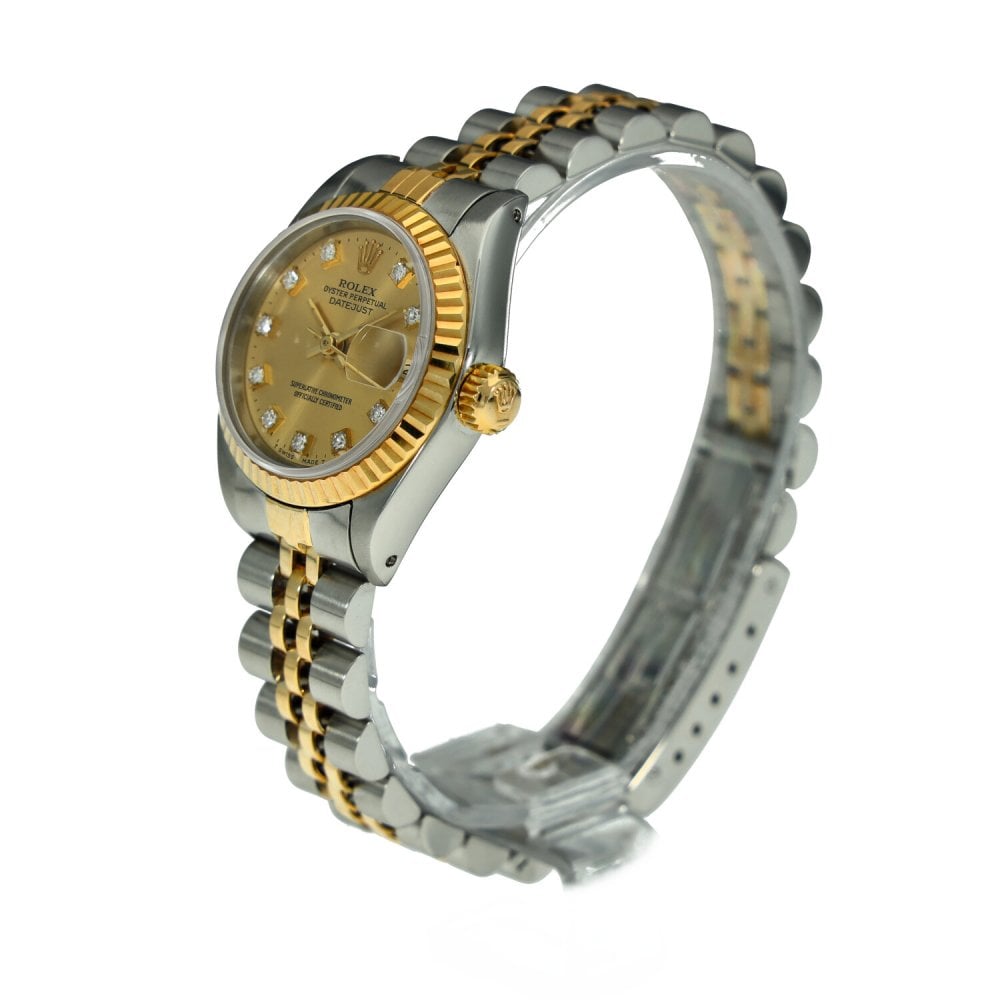 Datejust 69173 - Ladies Watch - Champagne Diamond Dial - 1991