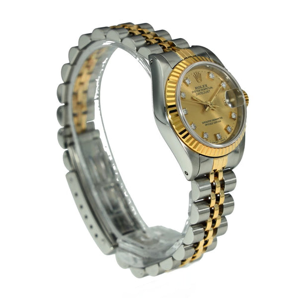 Datejust 69173 - Ladies Watch - Champagne Diamond Dial - 1991