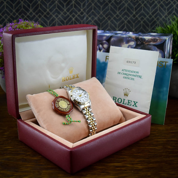 Datejust 69173 - Ladies Watch - Champagne Diamond Dial - 1995