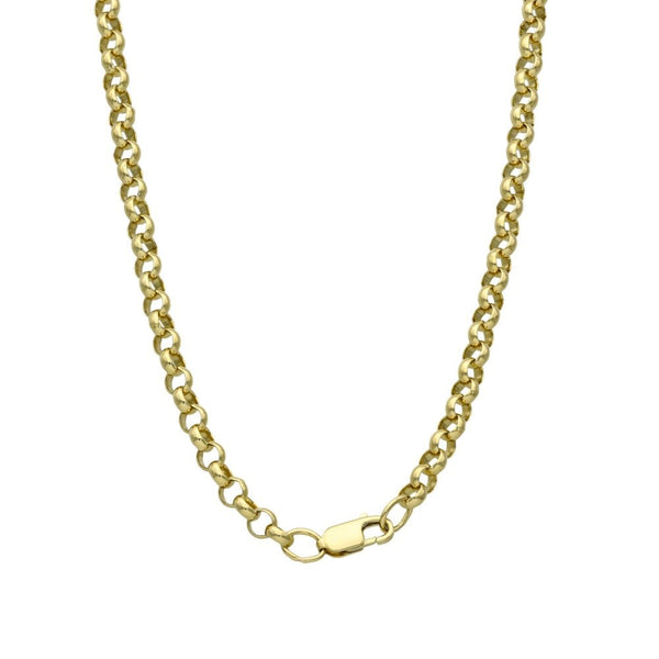 Gents 9ct Yellow Gold Belcher Chain - 23" - 21.4g