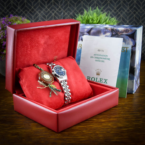 Datejust 69174 - Ladies Watch - Blue Dial - 1997
