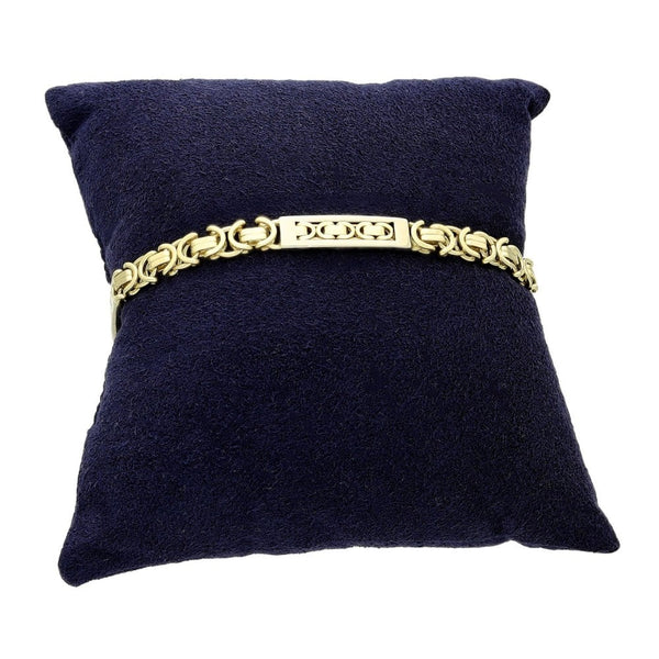 9ct Yellow Gold Fancy Link Bracelet - 17.0g