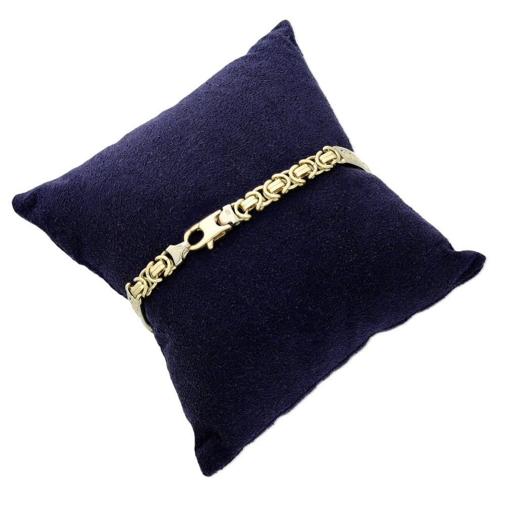 9ct Yellow Gold Fancy Link Bracelet - 17.0g