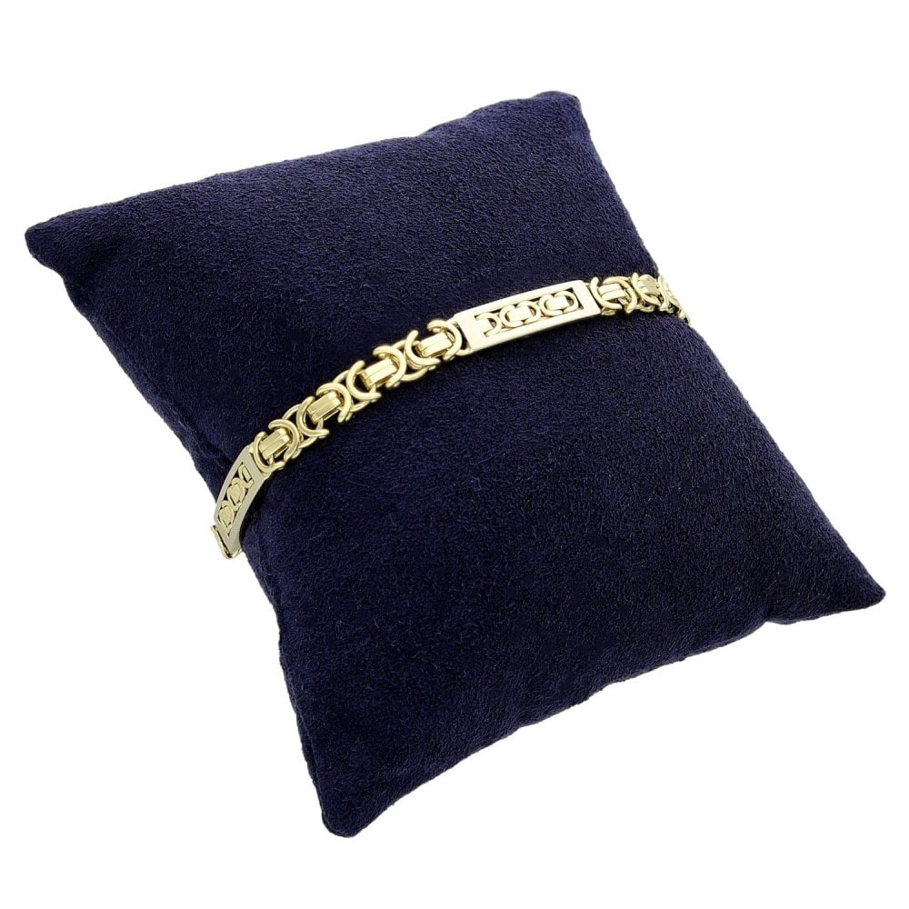 9ct Yellow Gold Fancy Link Bracelet - 17.0g