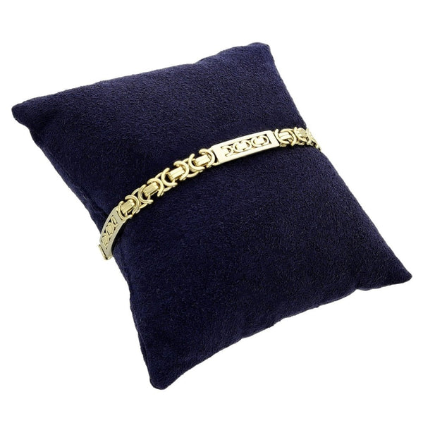 9ct Yellow Gold Fancy Link Bracelet - 17.0g