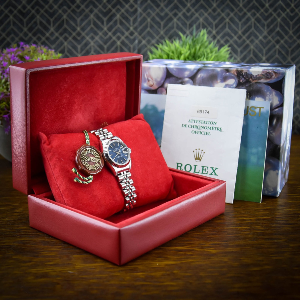 Datejust 69174 - Ladies Watch - Blue Dial - 1997