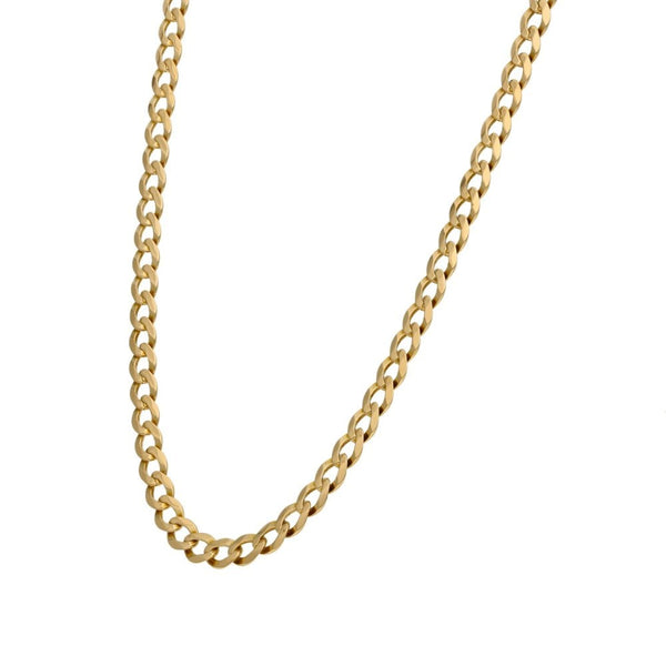 9ct Yellow Gold 18" Curb Chain - 10.2g