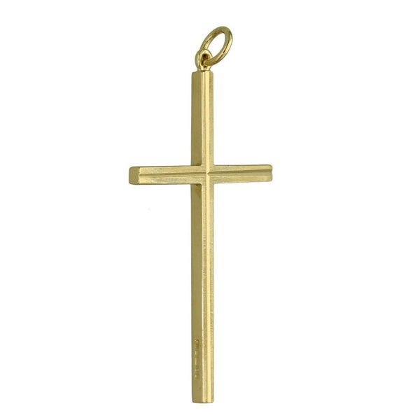 Ladies 9ct Yellow Gold Cross Pendant - 4.1g