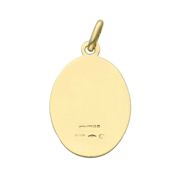 Gents 9ct Yellow Gold St. Christopher Pendant - 2.9g