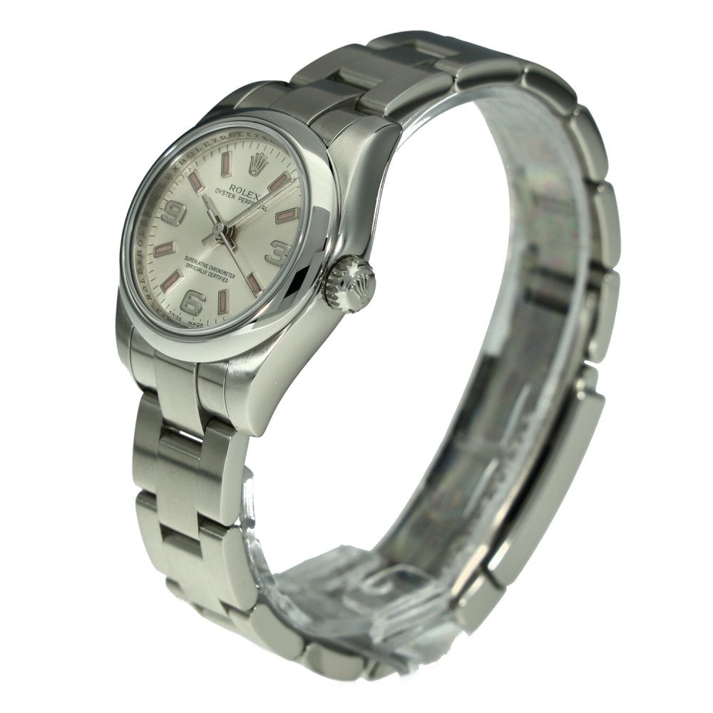 Oyster Perpetual 176200 - Ladies Watch - Silver Dial - 2007