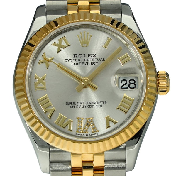 Datejust 31 278273 - Midsize Watch - Silver Diamond Dial - 2019