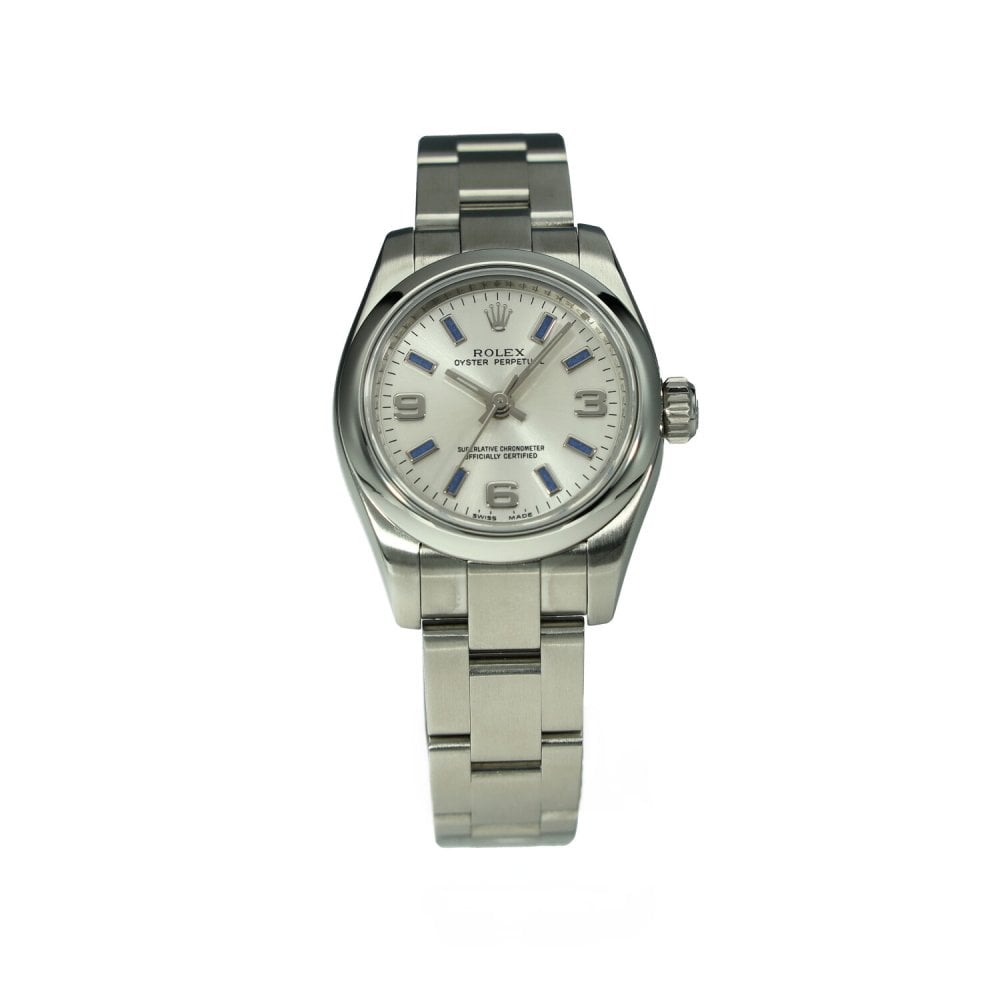 Oyster Perpetual 176200 - Ladies Watch - Silver Dial - 2010