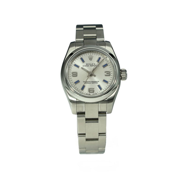Oyster Perpetual 176200 - Ladies Watch - Silver Dial - 2010