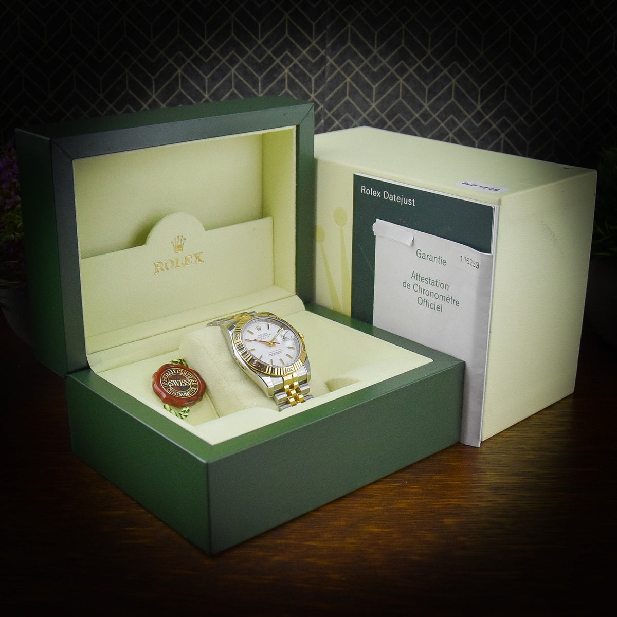 Datejust Turn-O-Graph 116263 - White Dial - 2006