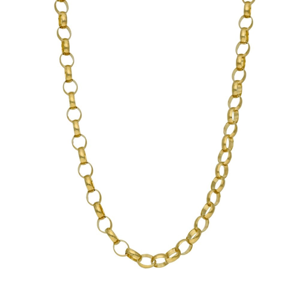9ct Yellow Gold Belcher Chain - 30" - 15.2g