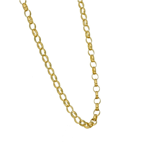 9ct Yellow Gold Belcher Chain - 30" - 15.2g