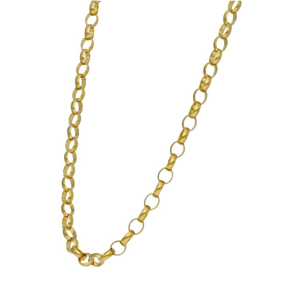 9ct Yellow Gold Belcher Chain - 30" - 15.2g