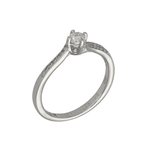Ladies Platinum Diamond Engagement Ring -  0.25ct