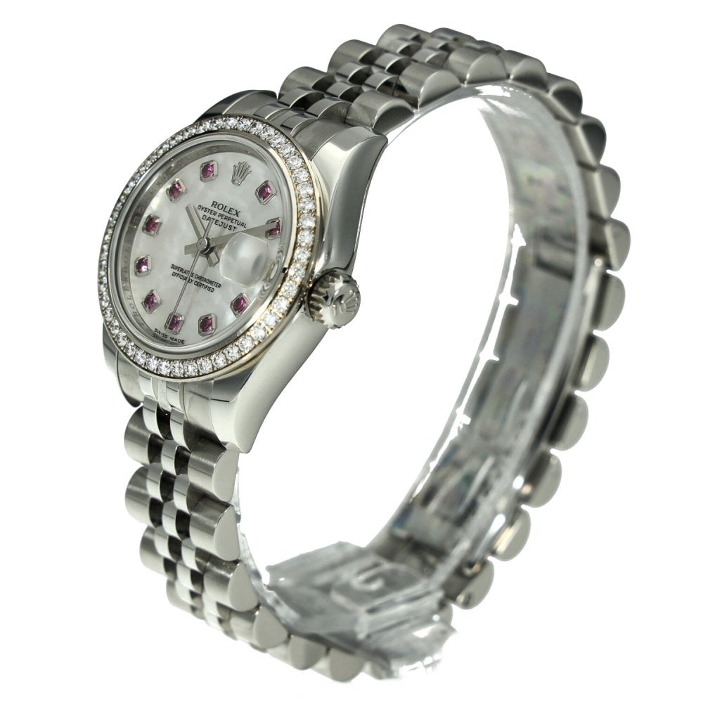 Datejust 179384 - Diamond Bezel & Ruby Dial - 2014