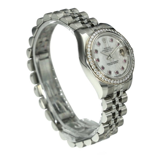 Datejust 179384 - Diamond Bezel & Ruby Dial - 2014