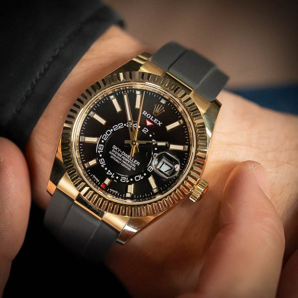 Sky-Dweller 326238 - Oysterflex Strap - Black Dial - 2020