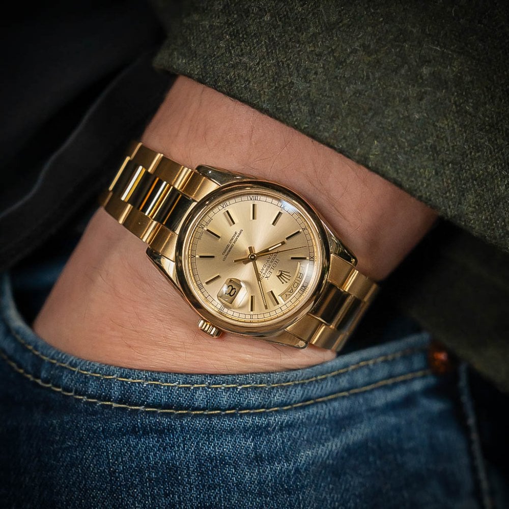 Day-Date 118208 - Champagne Dial - 2001