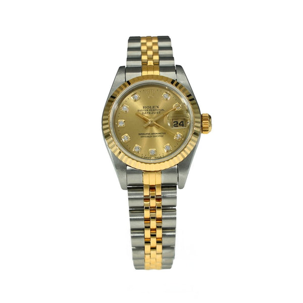 Datejust 69173 - Ladies Watch - Champagne Diamond Dial - 1995