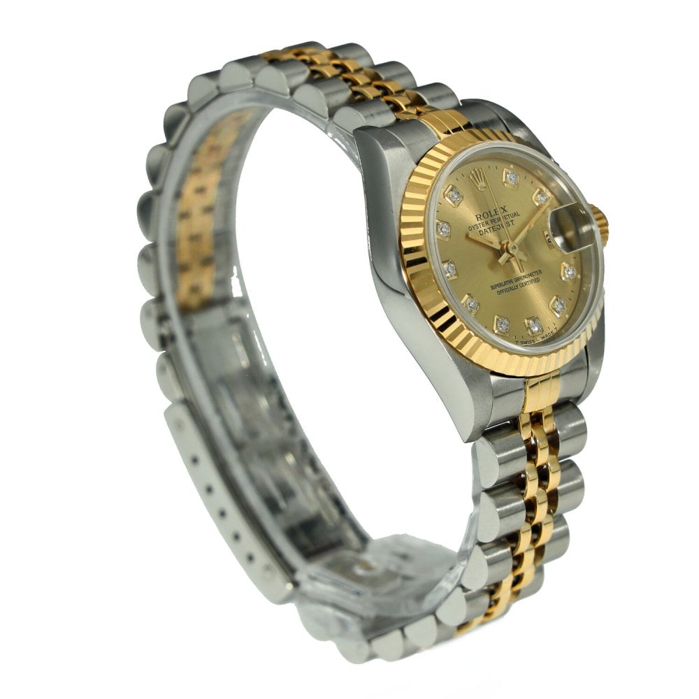 Datejust 69173 - Ladies Watch - Champagne Diamond Dial - 1995