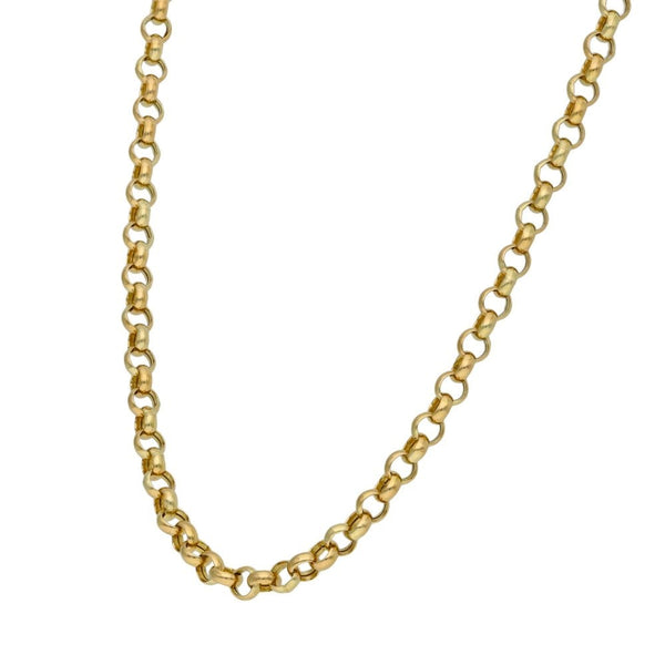 Gents 9ct Yellow Gold Belcher Chain - 20" - 3.9g