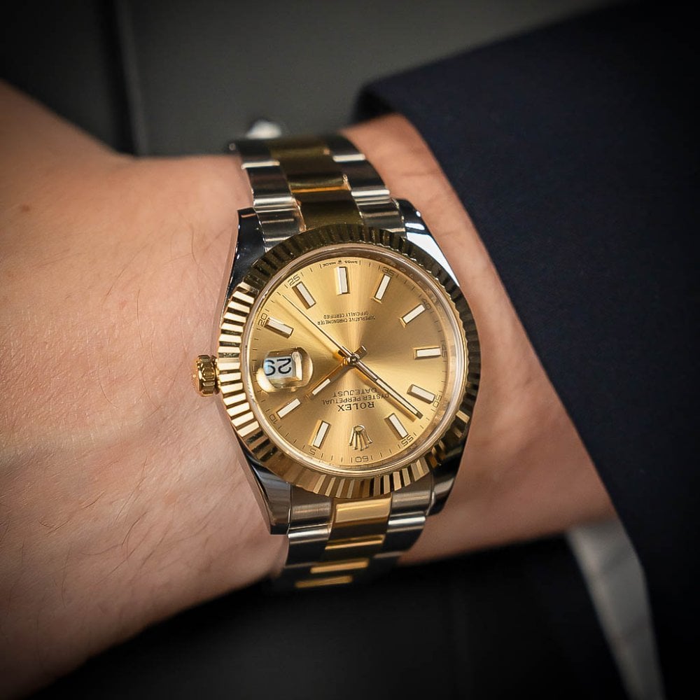 Datejust 41 126333 - Champagne Baton Dial - 2021