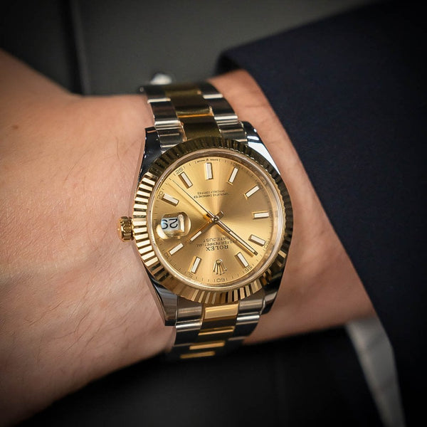 Datejust 41 126333 - Champagne Baton Dial - 2021