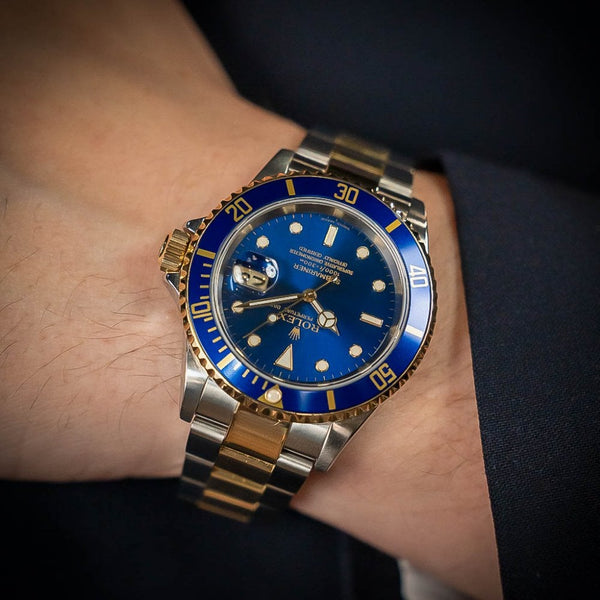 Submariner 16613 - Mens Watch - Blue Dial - 2005