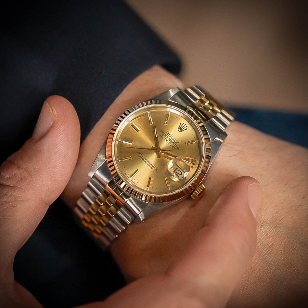 Datejust 16233 - Gents Watch - Baton Dial - 1992.
