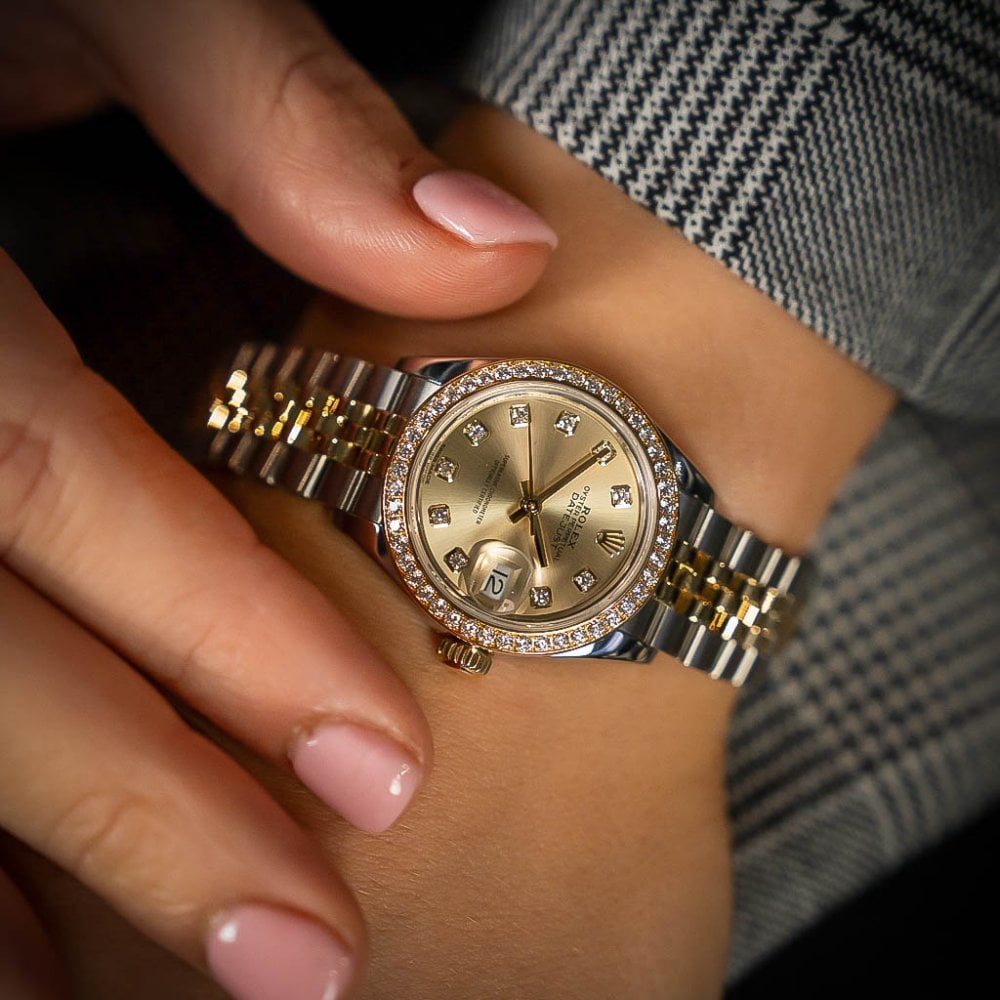 Datejust 28 279383RBR - Ladies Watch - Diamond Bezel - 2016