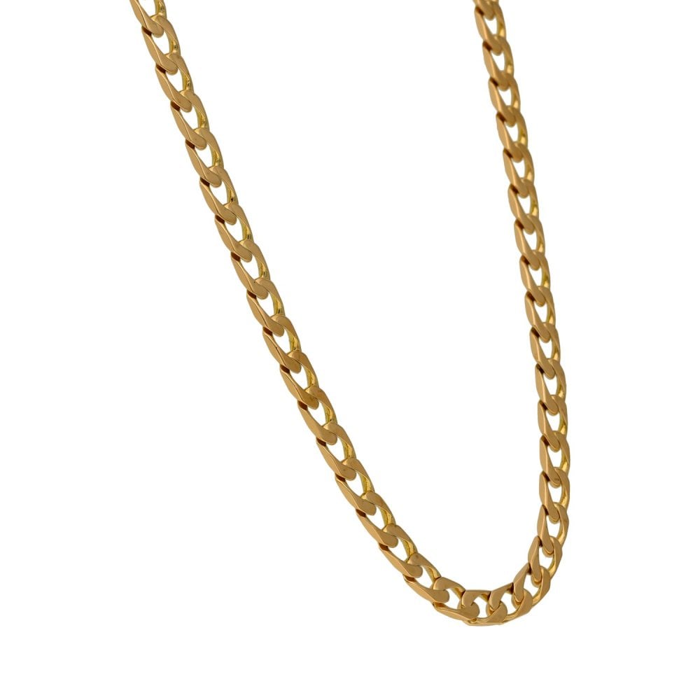 9ct Yellow Gold 19" Curb Chain - 17.7g
