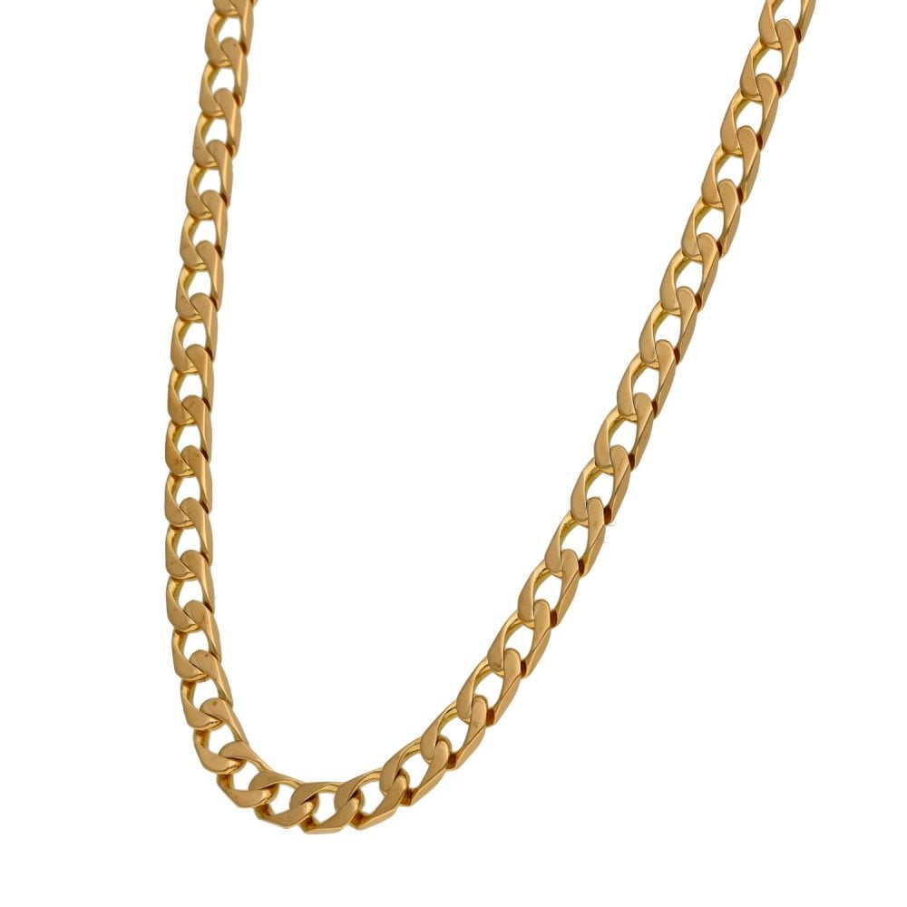 9ct Yellow Gold 19" Curb Chain - 17.7g