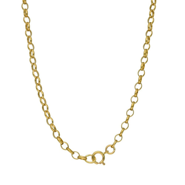 9ct Yellow Gold Crucifix & 22" Chain - 12.6g