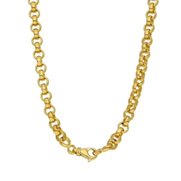 Gents 9ct Yellow Gold Belcher Chain - 24" - 50.6g
