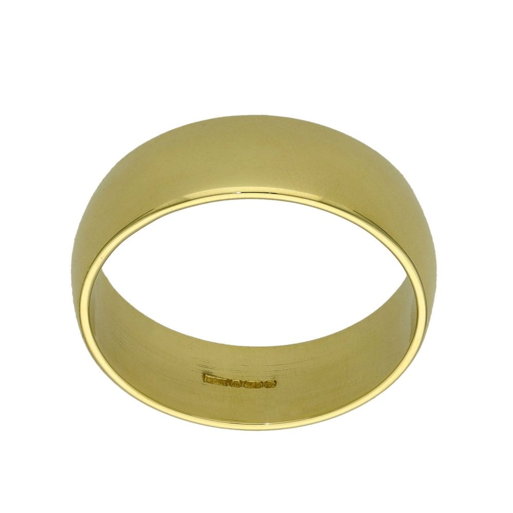 18ct Yellow Gold Wedding Ring - Size N½  - 6.0g