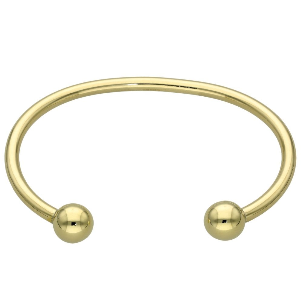 9ct Yellow Gold Torque Bangle - 24.g